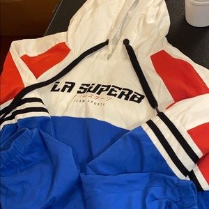 LA Superb windbreaker hoodie